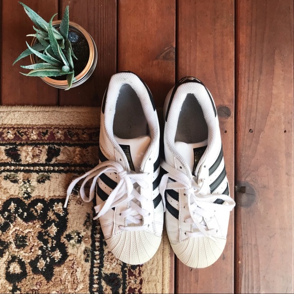 adidas Shoes - Adidas Superstar Original Black & White Sneakers